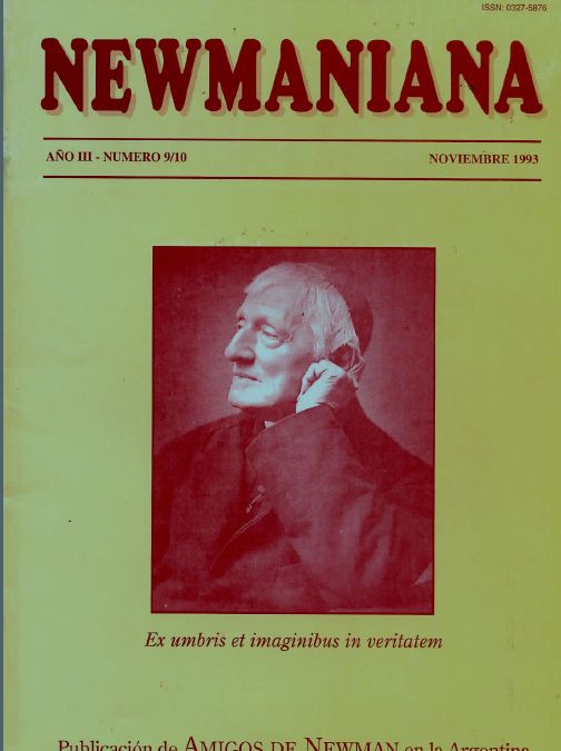 Revista Newmaniana Nº 9/10 – Noviembre 1993