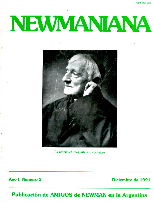 Revista Newmaniana Nº 2 – Diciembre 1991