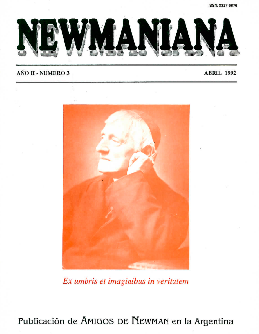 Revista Newmaniana Nº3 – Abril 1992