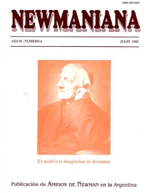 Revista Newmaniana Nº4 – Julio 1992