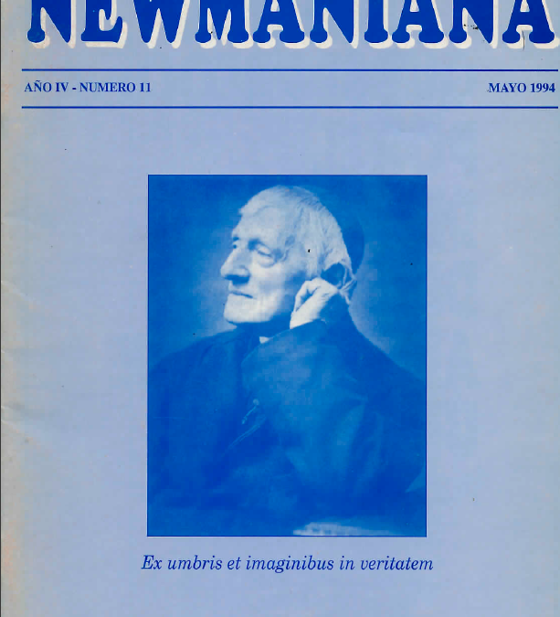 Revista Newmaniana Nº 11 – Mayo 1994