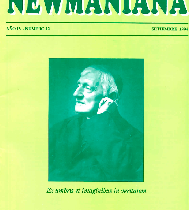 Revista Newmaniana Nº 12 -Septiembre 1994