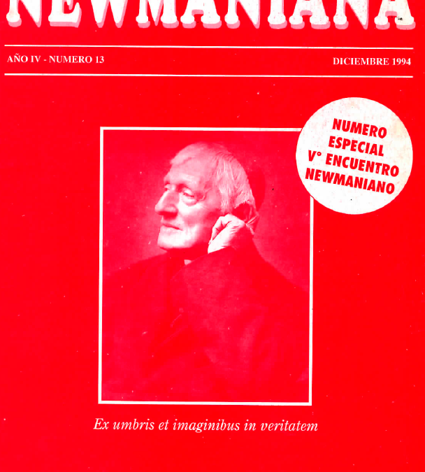 Revista Newmaniana Nº 13 -Diciembre 1994