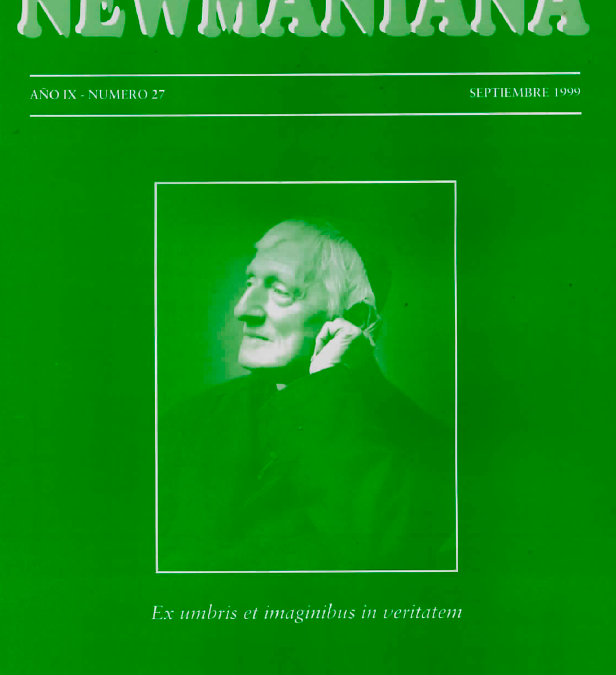 Revista Newmaniana N° 27 – Septiembre 1999