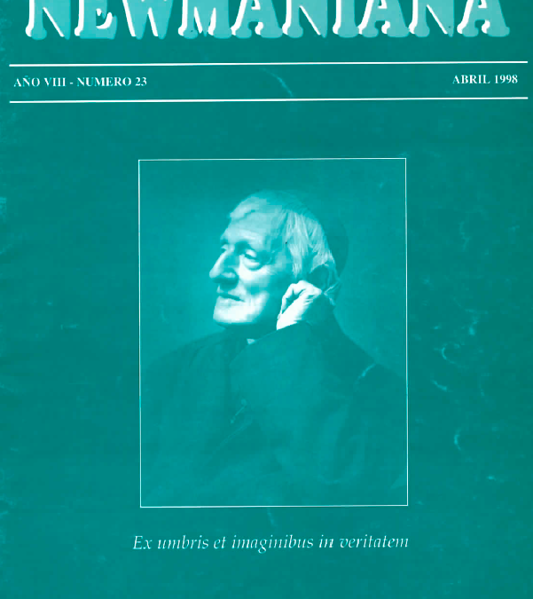 Revista Newmaniana Nº 23 – Abril 1998