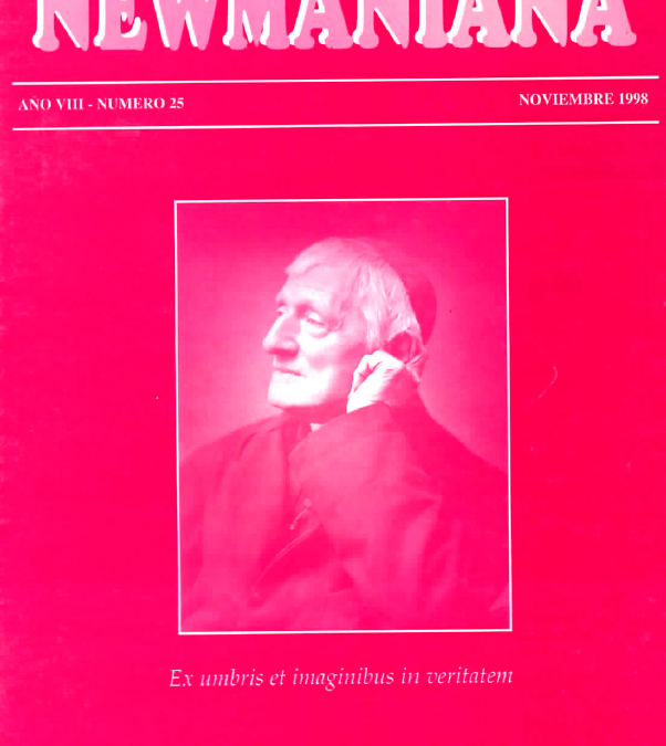 Revista Newmaniana Nº 25 – Noviembre 1998