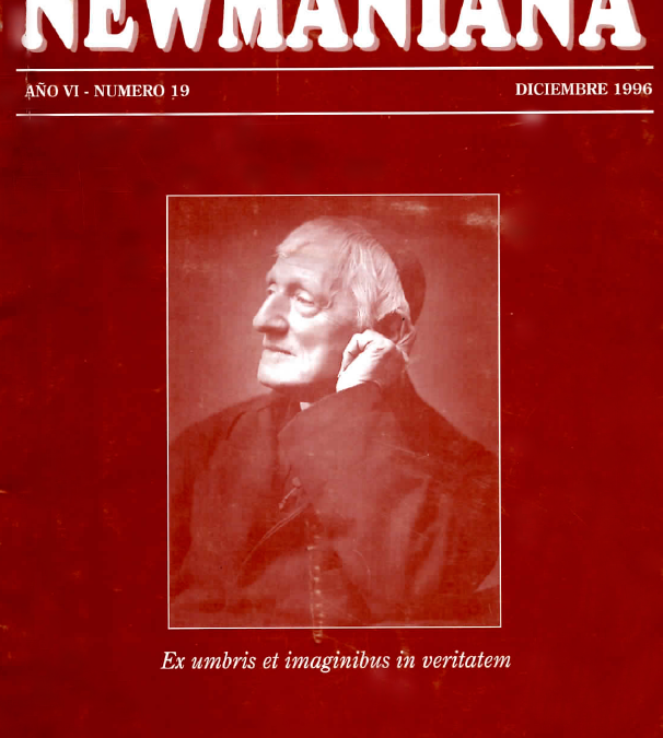 Revista Newmaniana Nº 19 – Diciembre 1996